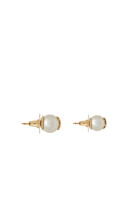 Cassandre Earrings, Pearl